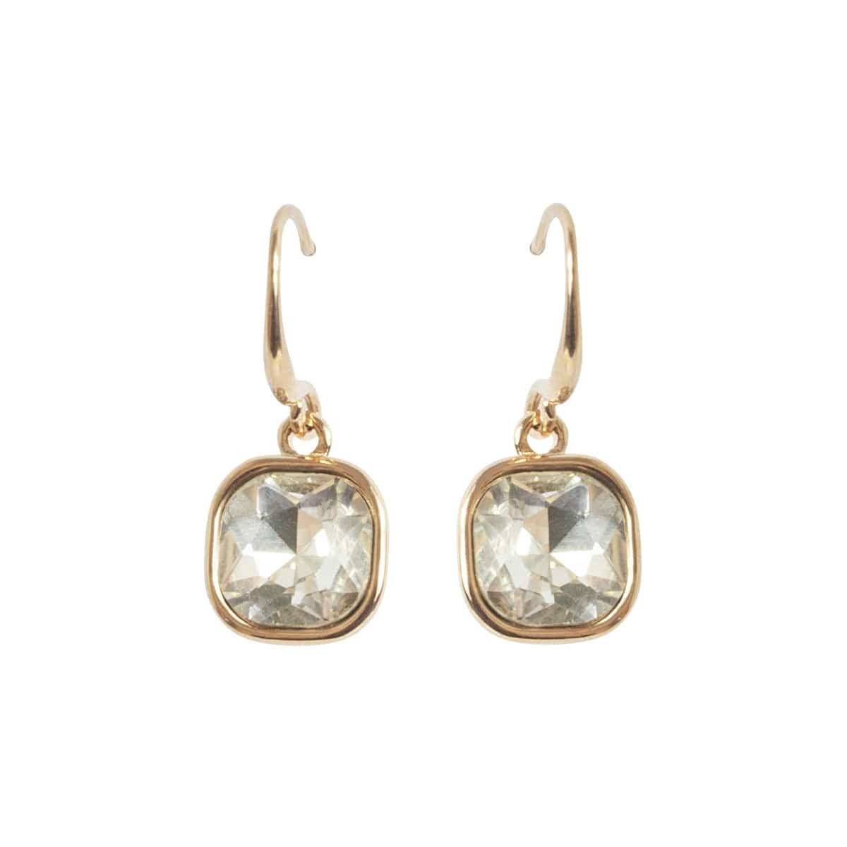 Square Cut Drop Earring